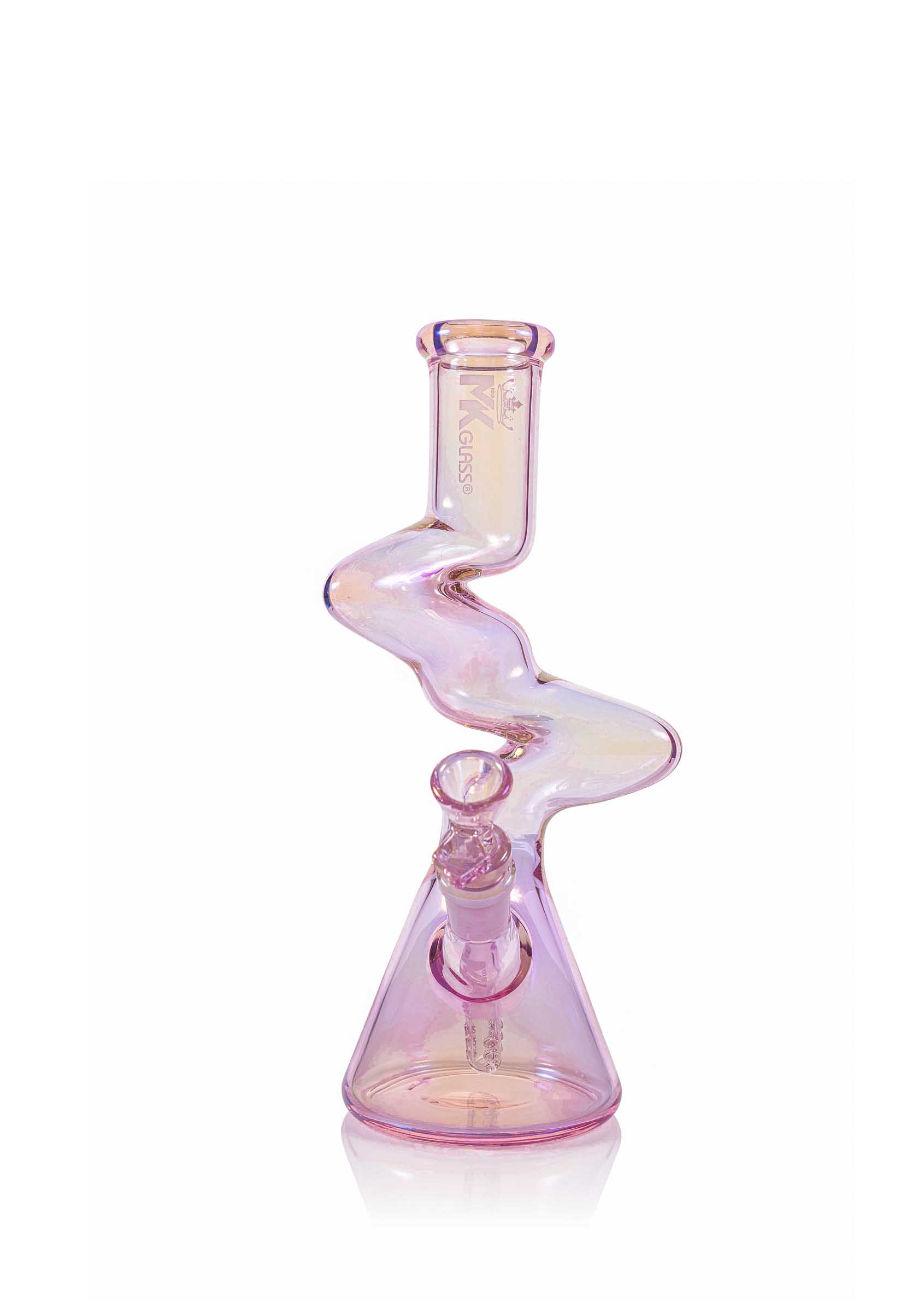 MK100 10” Mini Electroplated Zinger (MK108) - MK100 Glass