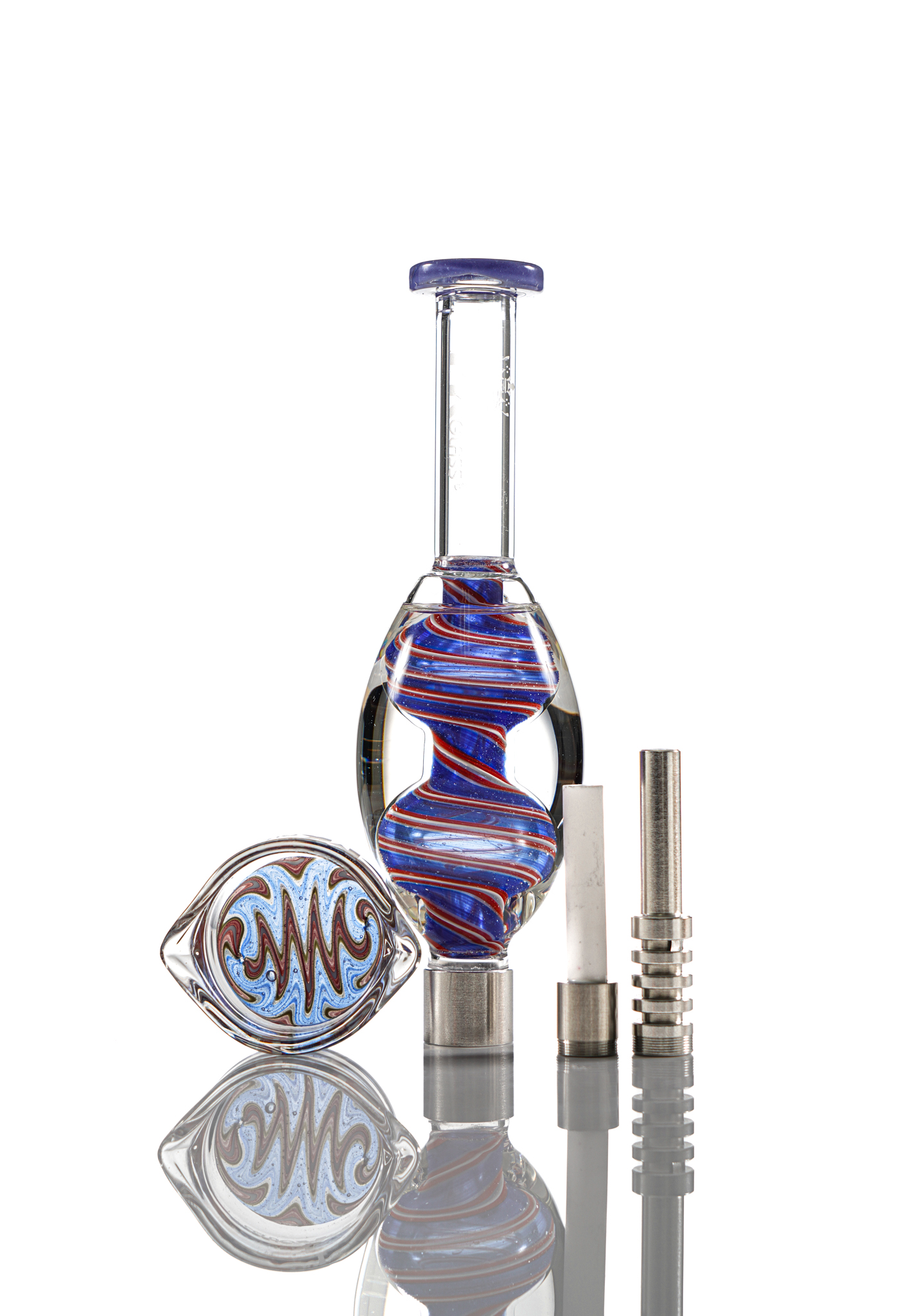 MK 100 Glycerin Glass Honey Straw Freezable Nectar Collector