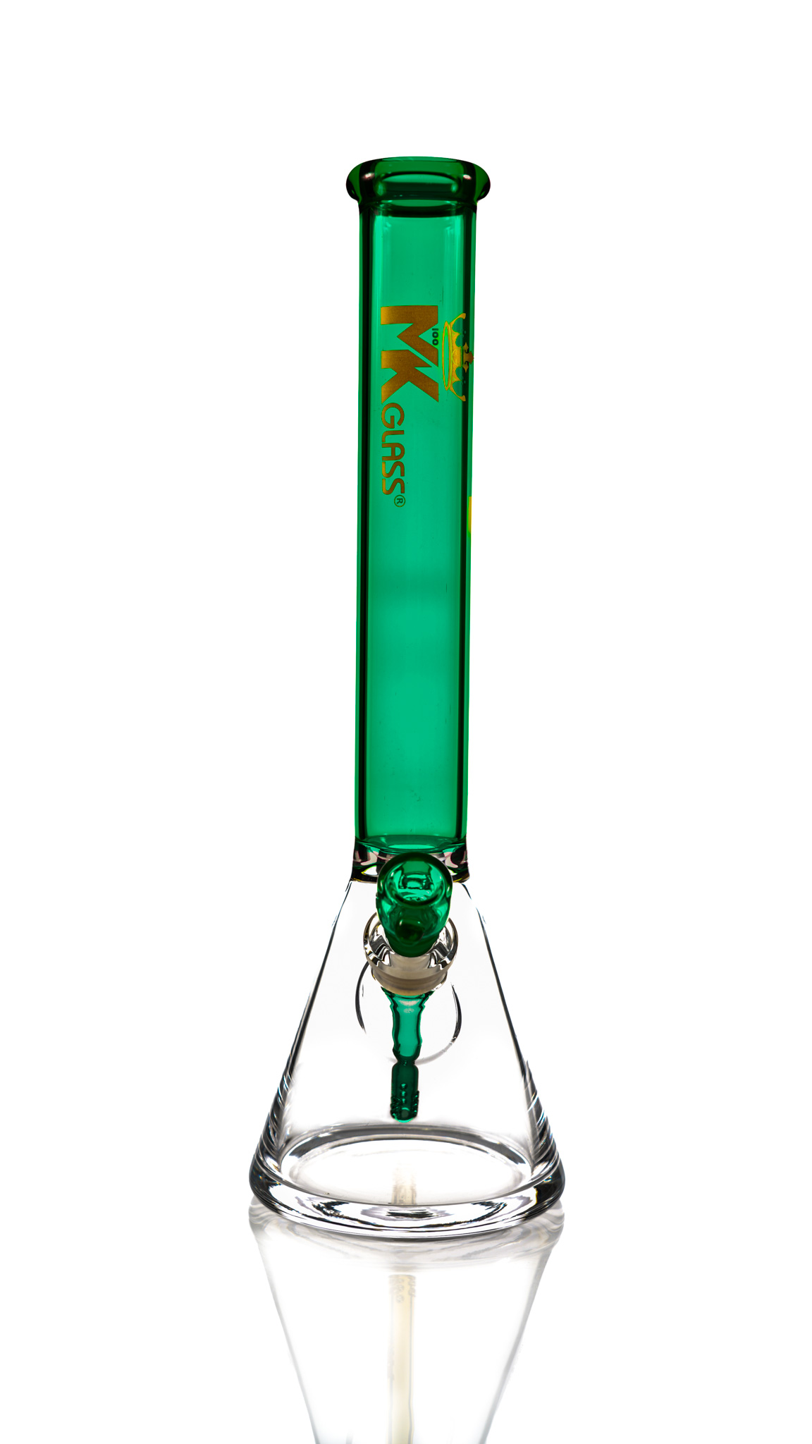 Wholesale 14 Inches Holographic Rainbow Beaker Bong With 14mm Bowl