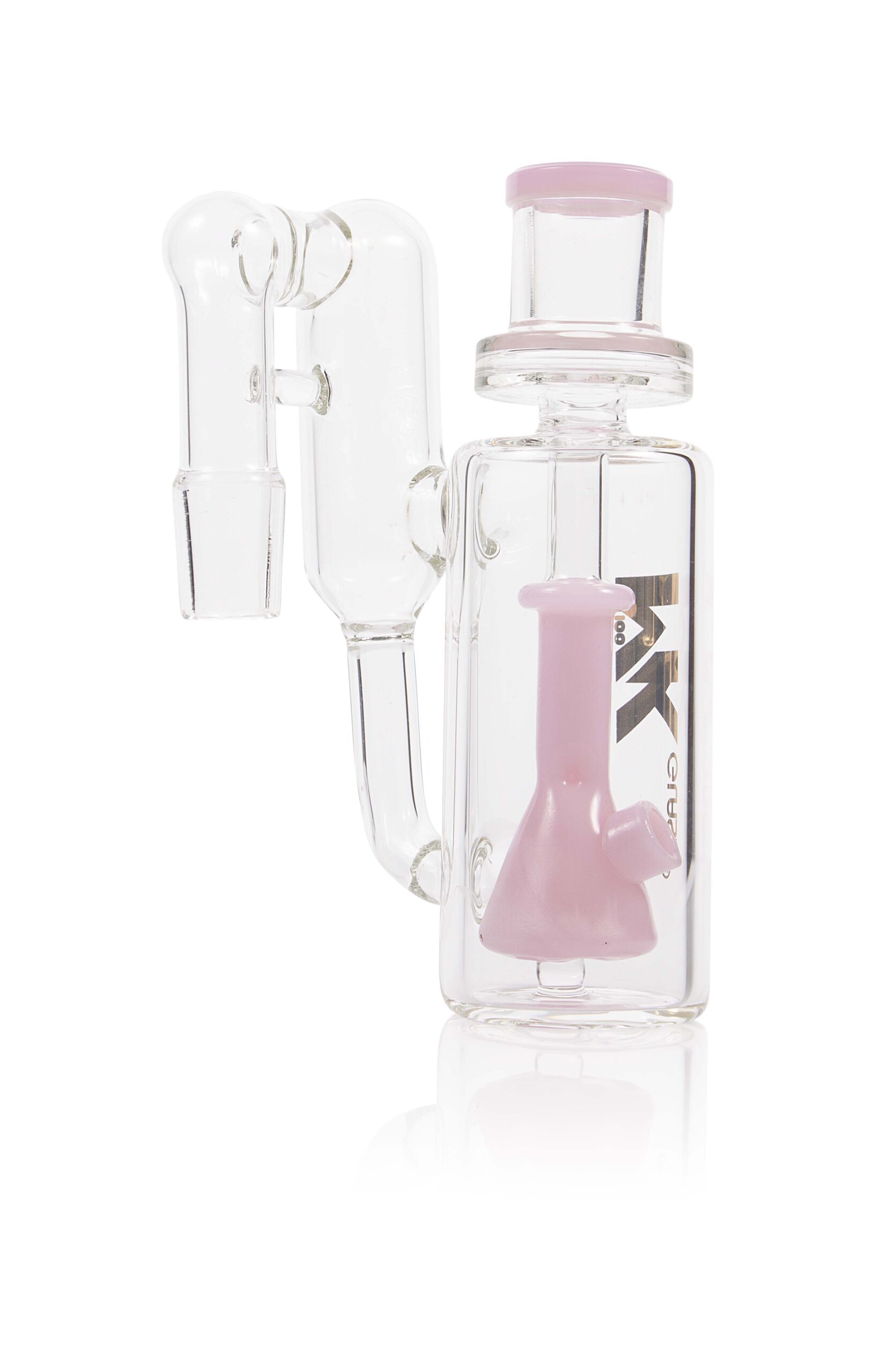 90° MK100 18mm Slime Beaker Ashcatcher - MK100 Glass