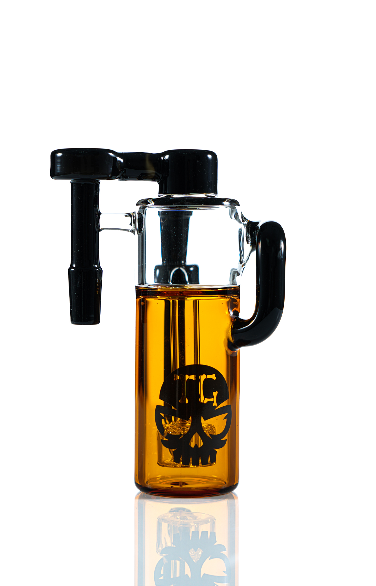 TXAC14- 90° Toxic Colortube Ash Catcher - MK100 Glass