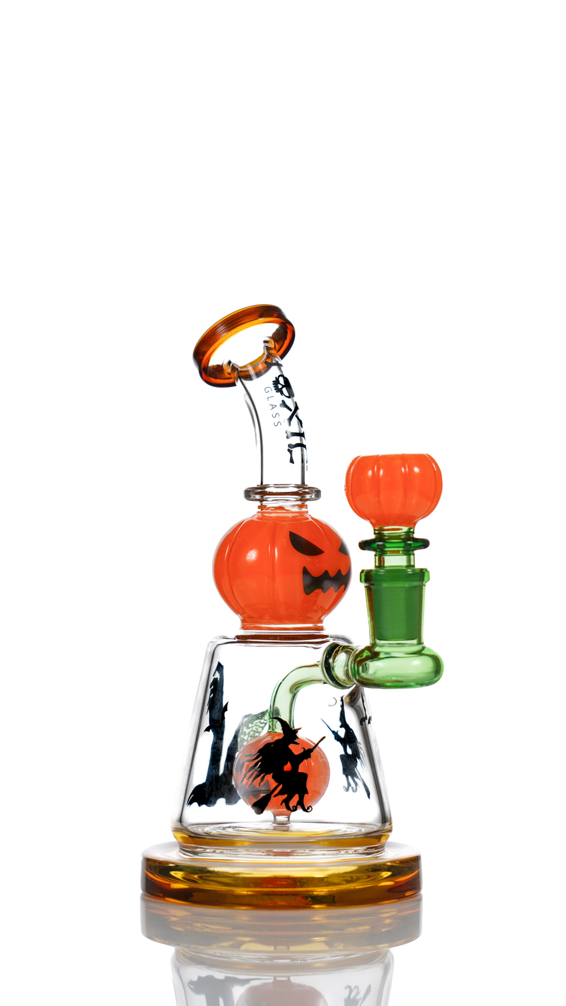 Toxic Pumpkin Rig (TX107) - MK100 Glass